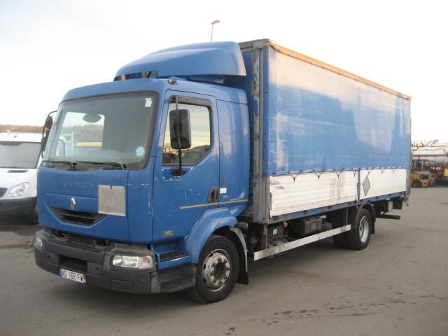 Renault Midlum 180 - Camion à rideaux coulissants: photos 1 Renault Midlum 180 - Camion à rideaux coulissants: photos 1