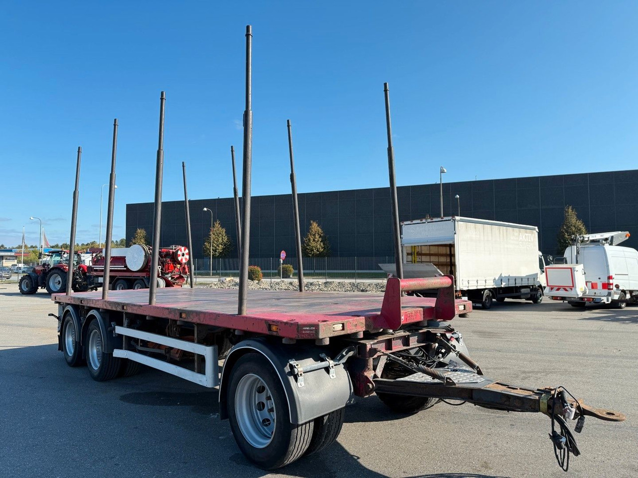 Menke-Janzen 24 t. 3 axle Woodtransport / Holztransport - Remorque grumier: photos 2 Menke-Janzen 24 t. 3 axle Woodtransport / Holztransport - Remorque grumier: photos 2