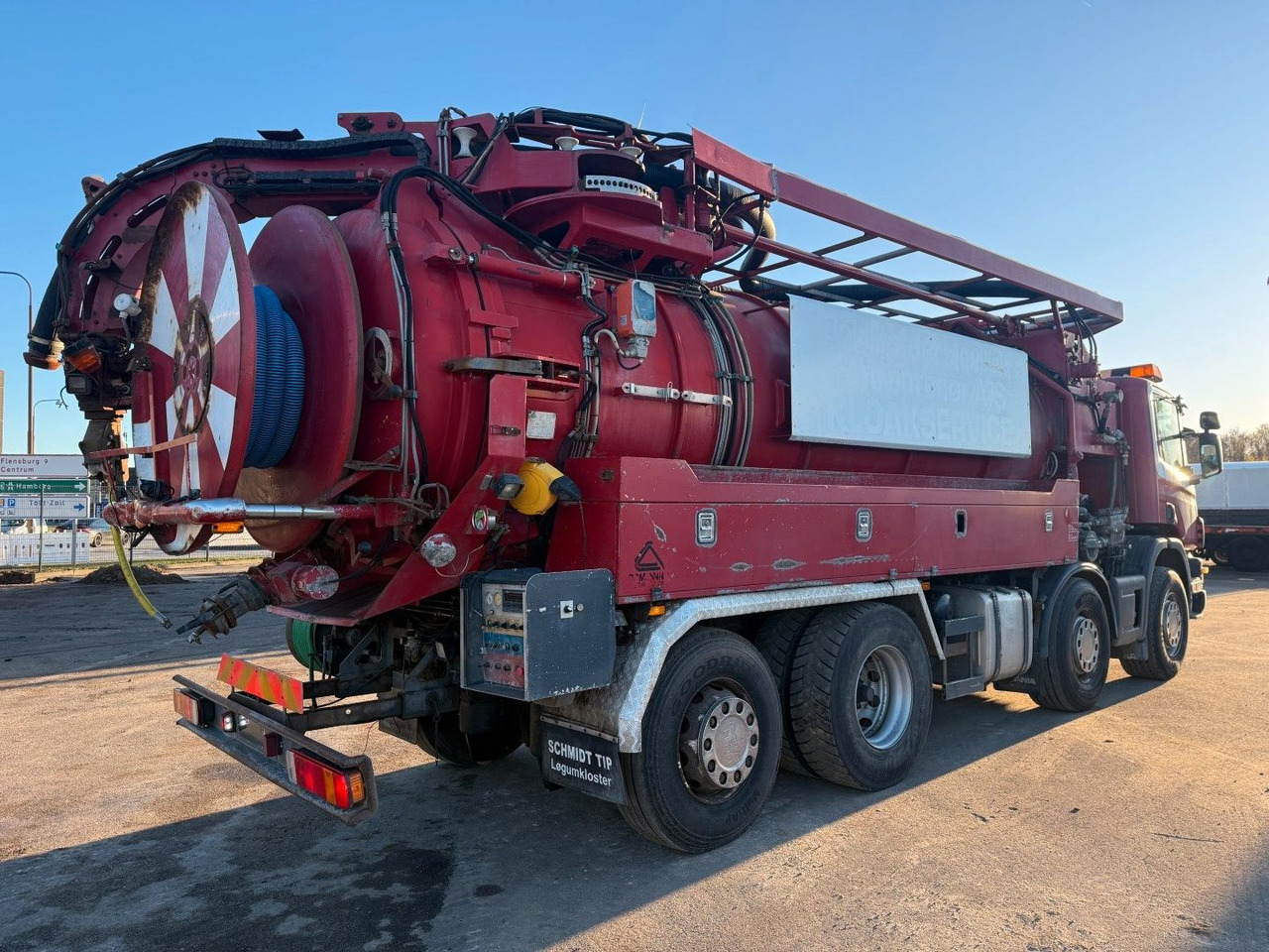 Scania 114/380 8x2*6 Assmann 14 m3 Vacuumtruck - Camion vidangeur: photos 3 Scania 114/380 8x2*6 Assmann 14 m3 Vacuumtruck - Camion vidangeur: photos 3