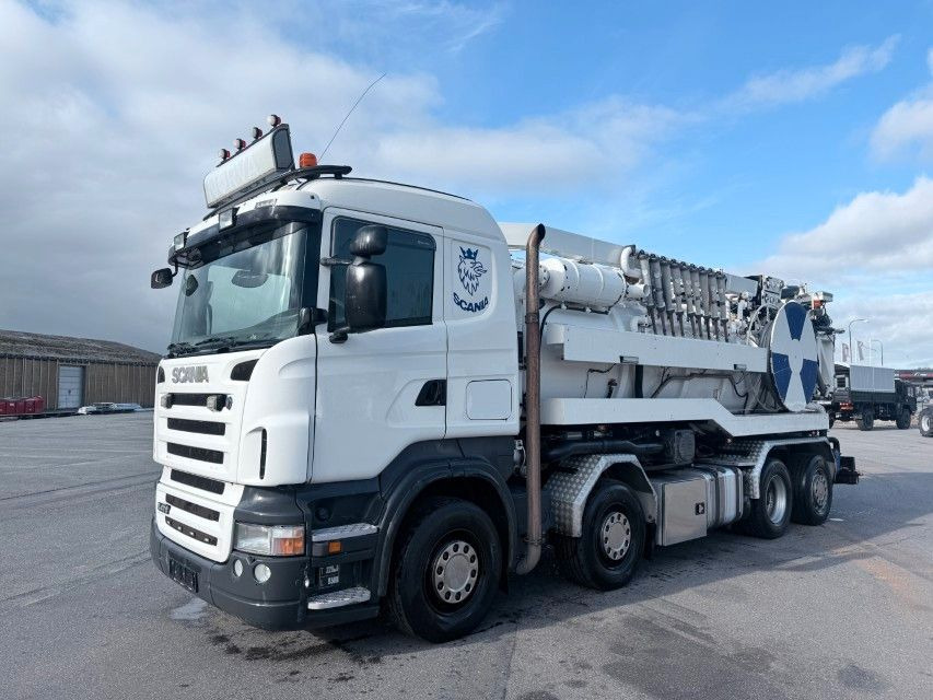 Scania R470 8x2*6 Hvidtved Larsen RECycler 414 - Camion vidangeur: photos 1 Scania R470 8x2*6 Hvidtved Larsen RECycler 414 - Camion vidangeur: photos 1
