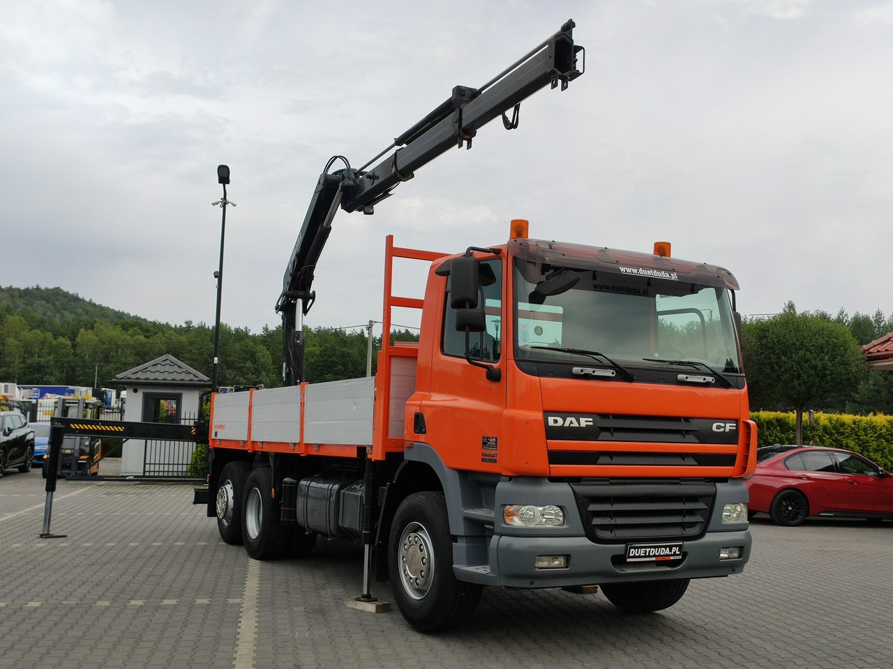 DAF CF 85.380 6x2 Oś Skrętna Skrzynia HDS HIAB 220C + Pilot - Camion plateau, Camion grue: photos 3 DAF CF 85.380 6x2 Oś Skrętna Skrzynia HDS HIAB 220C + Pilot - Camion plateau, Camion grue: photos 3