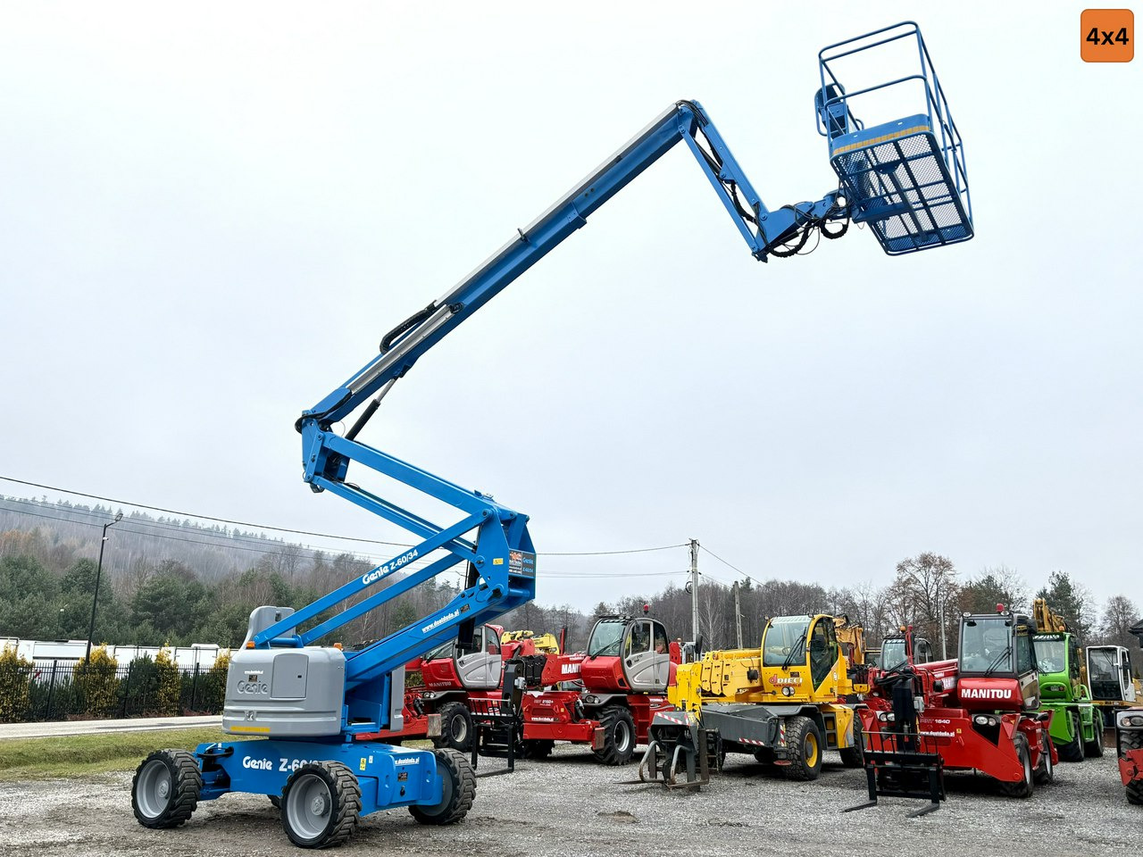 Manitou 200 ATJ Genie Z60/34 PODNOŚNIK PRZEGUBOWY TELEKOPOWY JGL 4x4 4WD - Nacelle articulée: photos 1 Manitou 200 ATJ Genie Z60/34 PODNOŚNIK PRZEGUBOWY TELEKOPOWY JGL 4x4 4WD - Nacelle articulée: photos 1