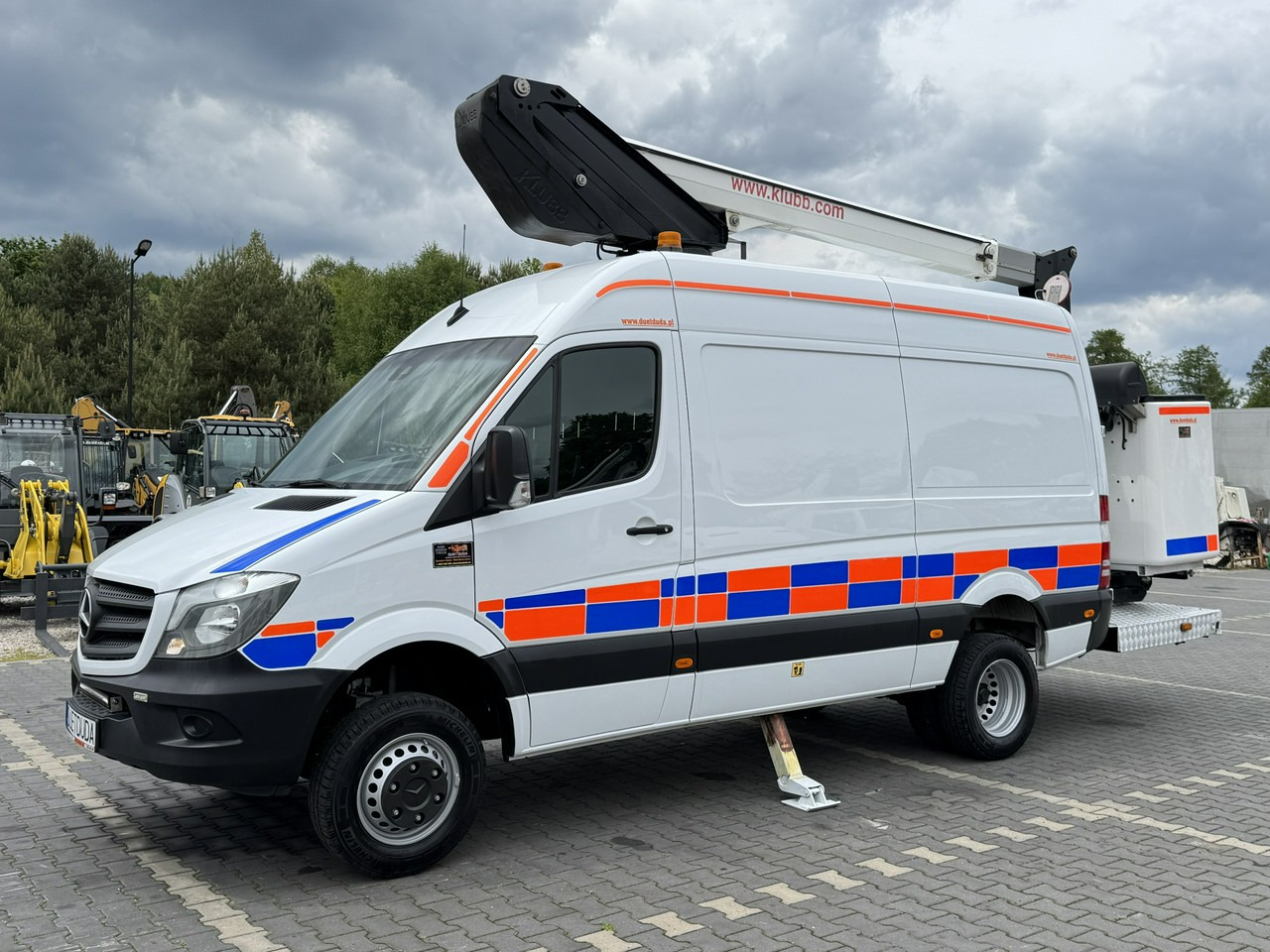 Camion avec nacelle Mercedes Sprinter Zwyżka Podnośnik Koszowy KLUBB K42P UDT WUMAG GSR: photos 6 Camion avec nacelle Mercedes Sprinter Zwyżka Podnośnik Koszowy KLUBB K42P UDT WUMAG GSR: photos 6