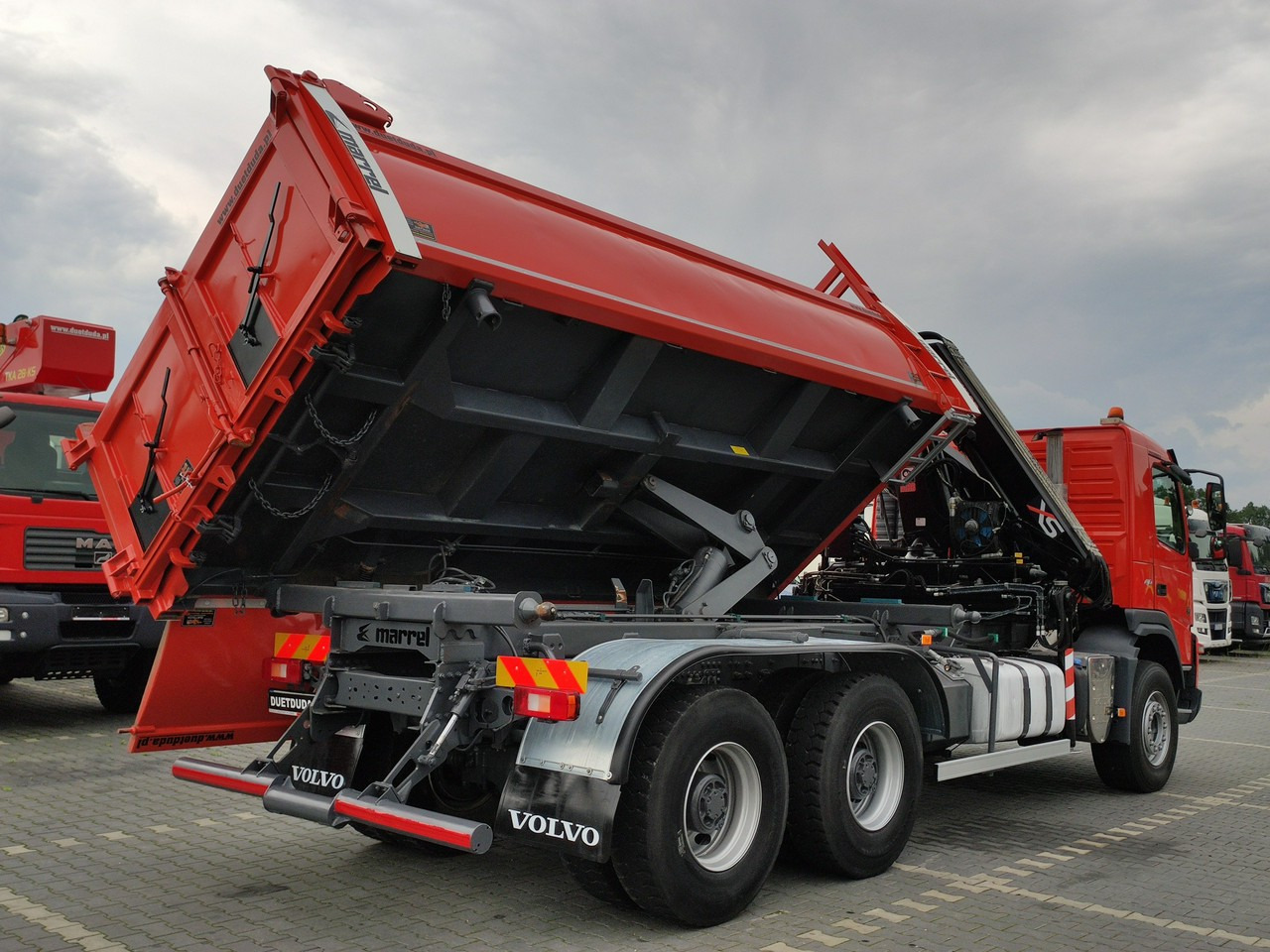 Camion benne, Camion grue Volvo FMX 410 6x4 13L HDS Radiowy Hydroburta: photos 48