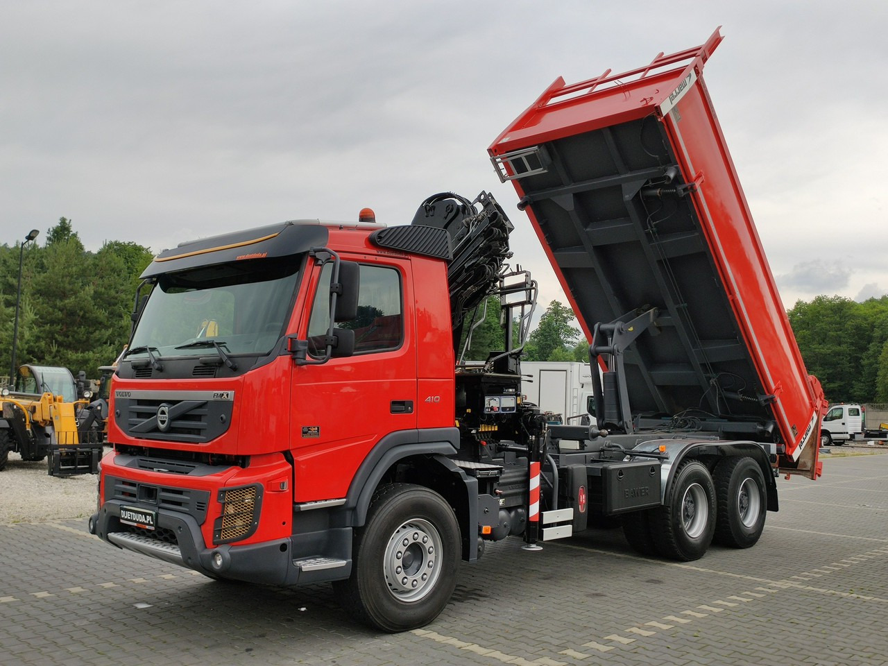 Volvo FMX 410 6x4 13L HDS Radiowy Hydroburta - Camion benne, Camion grue: photos 3 Volvo FMX 410 6x4 13L HDS Radiowy Hydroburta - Camion benne, Camion grue: photos 3