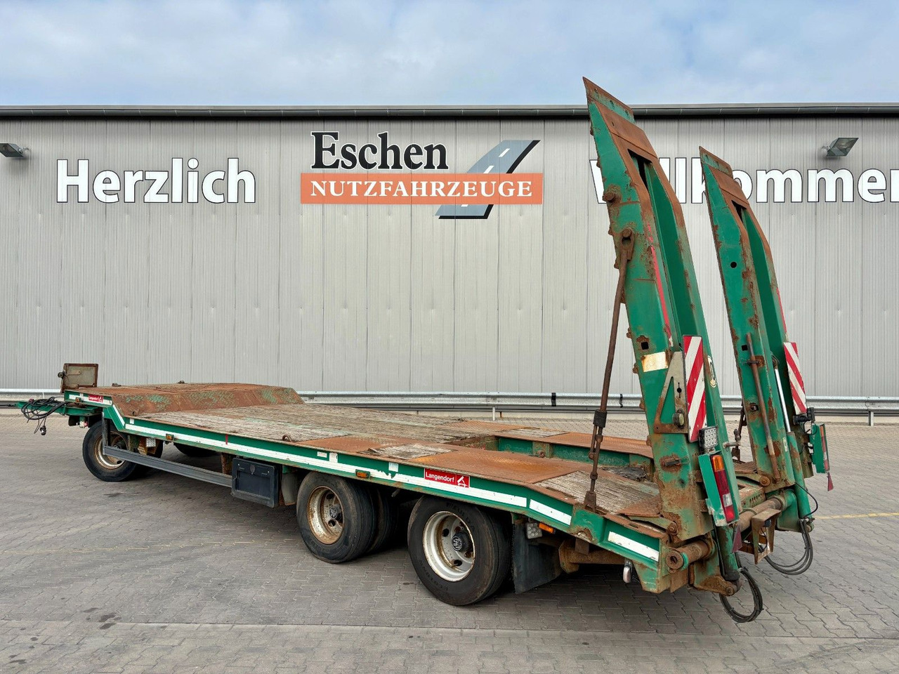 Langendorf Anhänger | hydraulische Rampen*Blatt*BPW-Achsen - Remorque porte-engin surbaissée: photos 3 Langendorf Anhänger | hydraulische Rampen*Blatt*BPW-Achsen - Remorque porte-engin surbaissée: photos 3