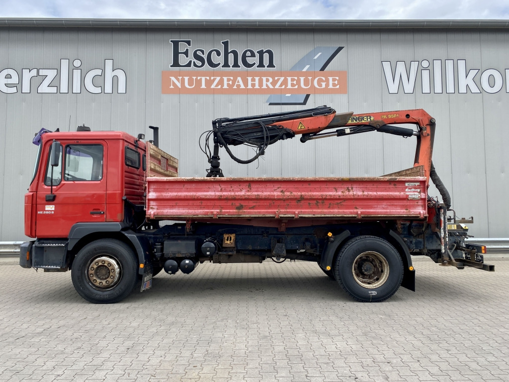 MAN 18.285 MC / Palfinger PK 9501 - Camion benne, Camion grue: photos 3 MAN 18.285 MC / Palfinger PK 9501 - Camion benne, Camion grue: photos 3