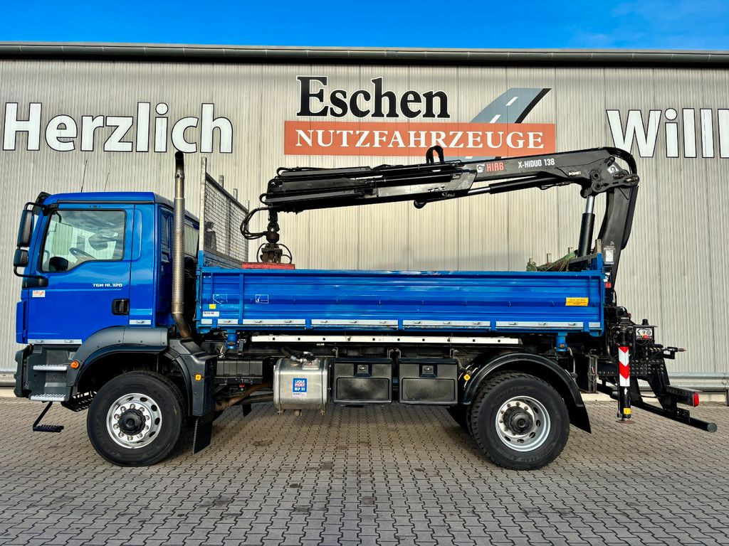 MAN TGM 18.320 4x4 BB | HIAB X-HIDUO 138*FUNK*Klima - Camion benne, Camion grue: photos 2 MAN TGM 18.320 4x4 BB | HIAB X-HIDUO 138*FUNK*Klima - Camion benne, Camion grue: photos 2