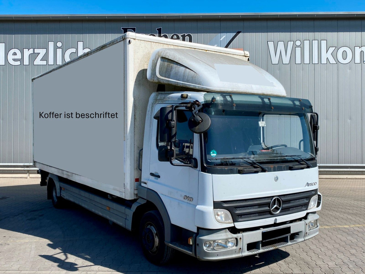 Fourgon grand volume Mercedes-Benz 818 Atego | MBB LBW 1,00to.*3x Sitze*AHK*Teppich: photos 7