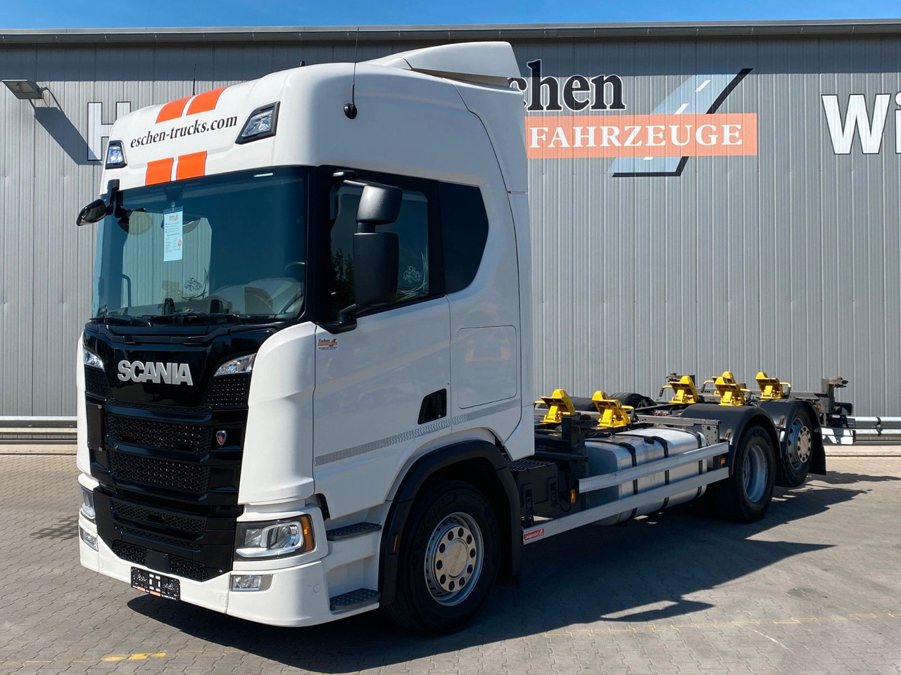 Scania R 450 B 6x2*4 BDF|Retarder*AHK*Lift*SDG Wechsler - Camion porte-conteneur/ Caisse mobile: photos 1 Scania R 450 B 6x2*4 BDF|Retarder*AHK*Lift*SDG Wechsler - Camion porte-conteneur/ Caisse mobile: photos 1