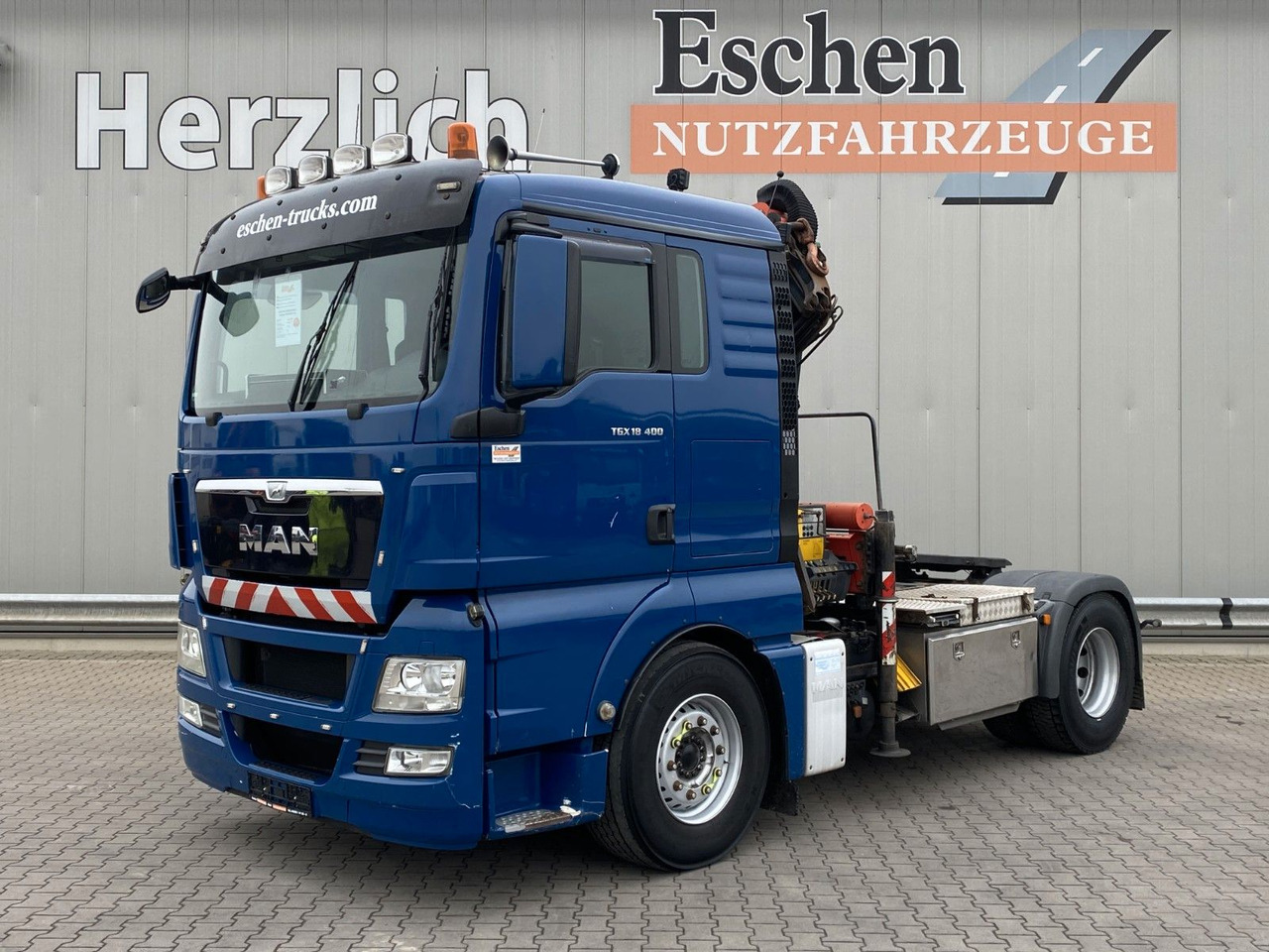 MAN TGX 18.400 BL Palfinger PK18.502*FUNK*Navi*Kran - Tracteur routier: photos 1 MAN TGX 18.400 BL Palfinger PK18.502*FUNK*Navi*Kran - Tracteur routier: photos 1