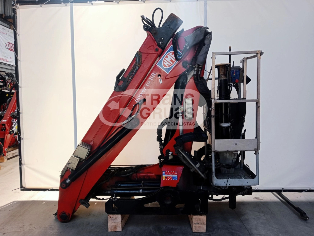 Grúa HMF 1244-Z1 - Grue auxiliaire pour Camion: photos 2 Grúa HMF 1244-Z1 - Grue auxiliaire pour Camion: photos 2