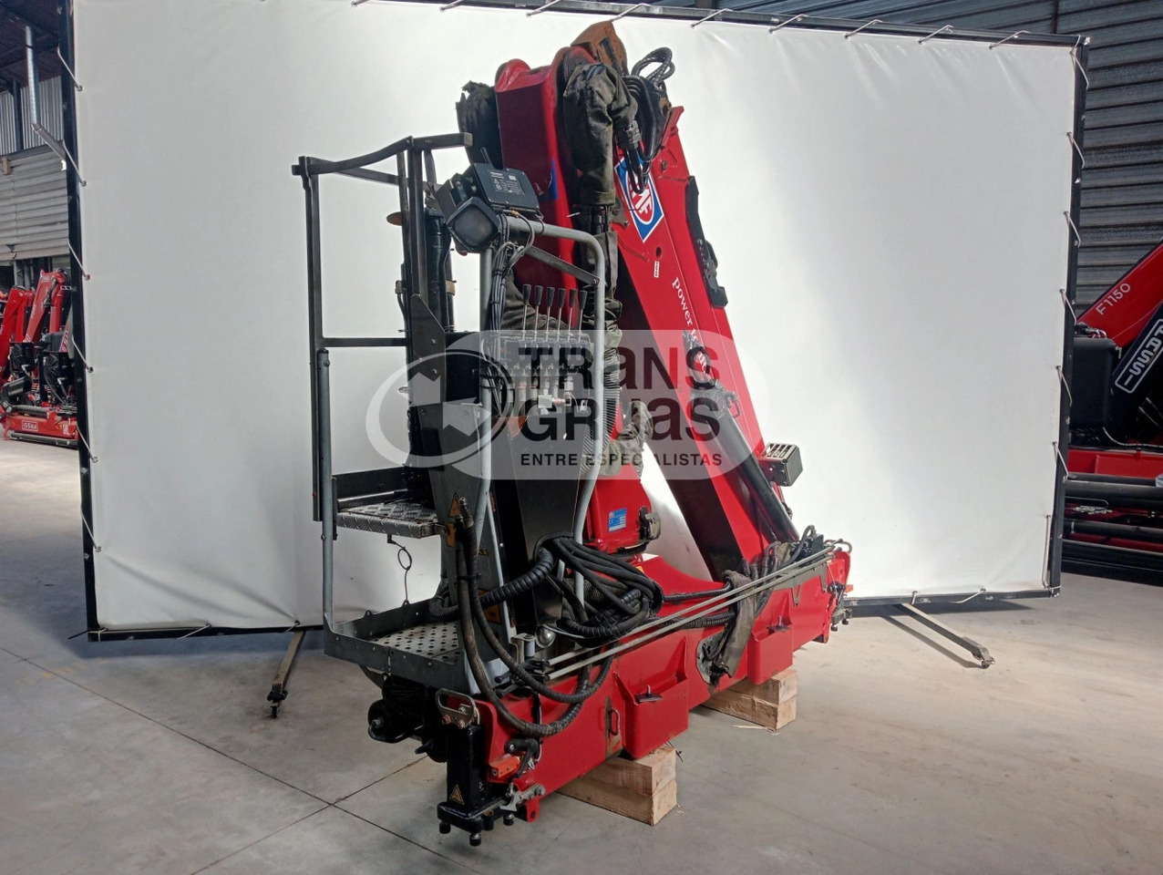 Grúa HMF 1244-Z1 - Grue auxiliaire pour Camion: photos 3 Grúa HMF 1244-Z1 - Grue auxiliaire pour Camion: photos 3