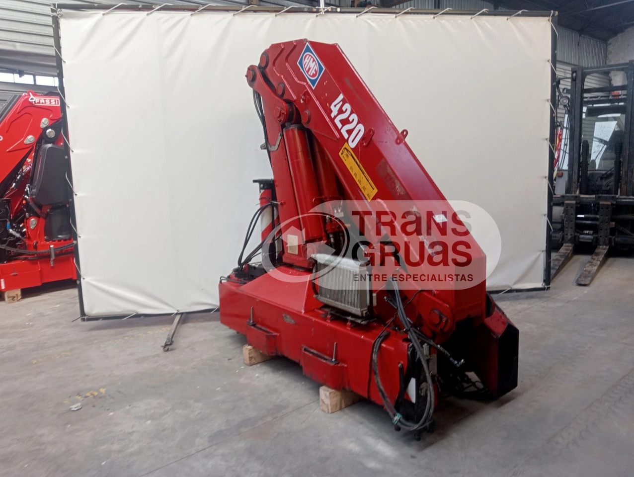 Grúa HMF 4220 K4 - Grue auxiliaire pour Camion: photos 4 Grúa HMF 4220 K4 - Grue auxiliaire pour Camion: photos 4