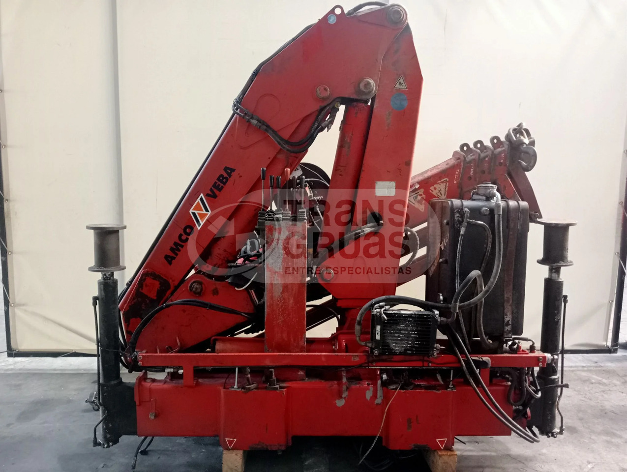 Grúa hidráulica Amco Veba 814 4S - Grue auxiliaire: photos 1 Grúa hidráulica Amco Veba 814 4S - Grue auxiliaire: photos 1