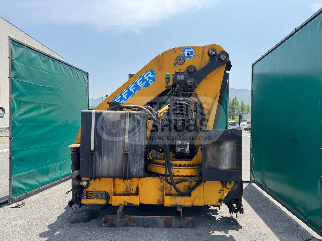 Grúa hidráulica Effer 850 8S - Grue auxiliaire: photos 5 Grúa hidráulica Effer 850 8S - Grue auxiliaire: photos 5