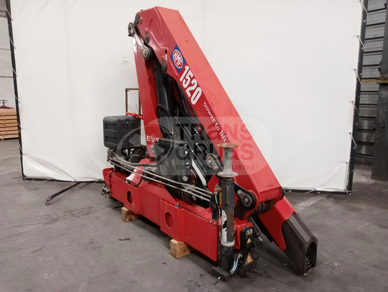 Grúa hidráulica HMF 1520 K4 - Grue auxiliaire: photos 3 Grúa hidráulica HMF 1520 K4 - Grue auxiliaire: photos 3