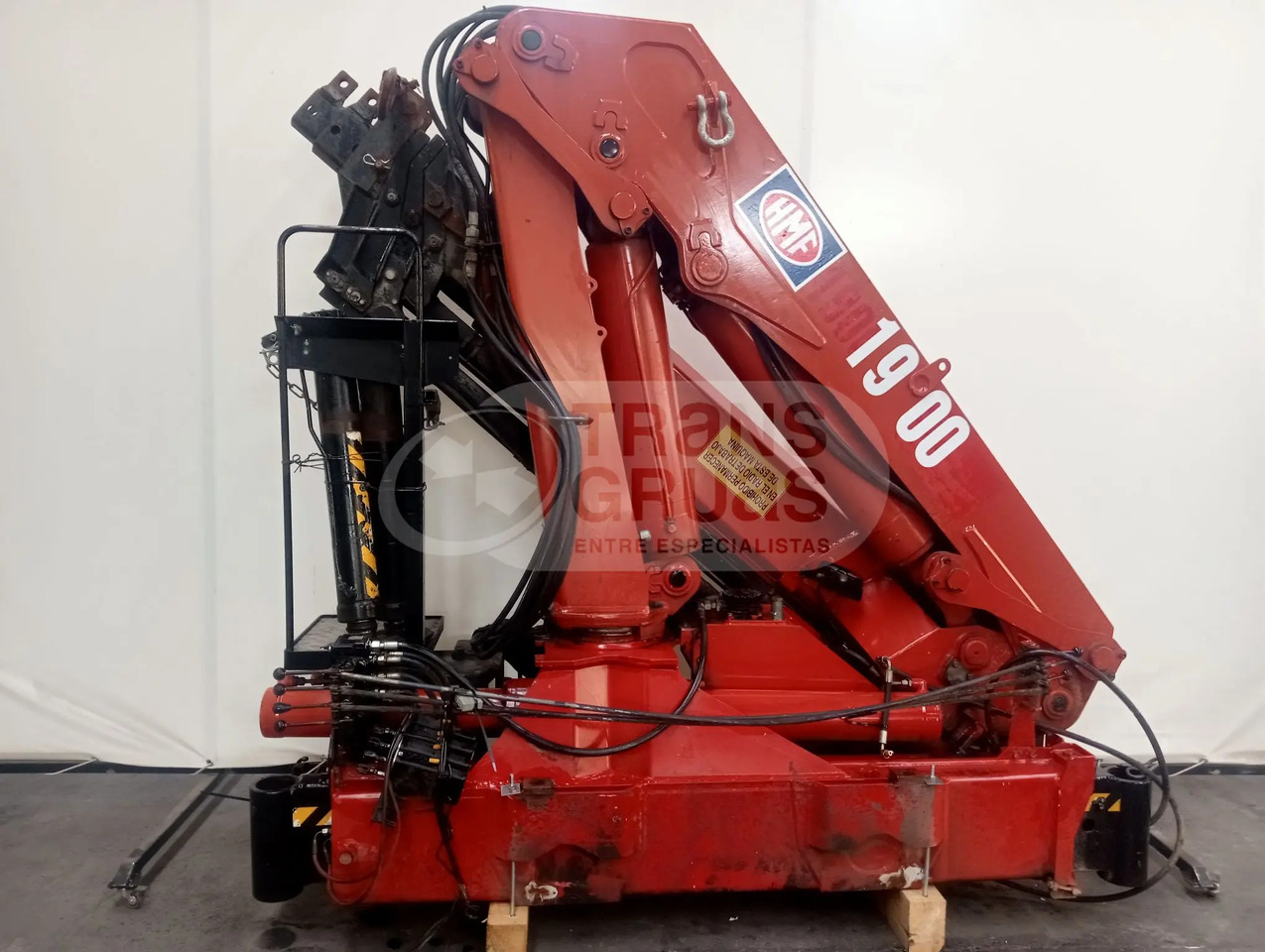 Grúa hidráulica HMF 1903 K5 - Grue auxiliaire: photos 2 Grúa hidráulica HMF 1903 K5 - Grue auxiliaire: photos 2