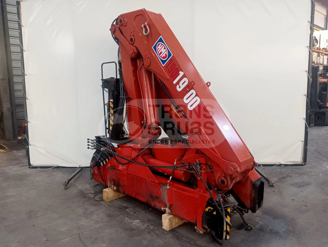 Grúa hidráulica HMF 1903 K5 - Grue auxiliaire: photos 3 Grúa hidráulica HMF 1903 K5 - Grue auxiliaire: photos 3