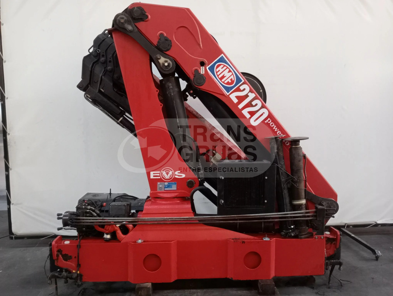 Grúa hidráulica HMF 2120 K4 - Grue auxiliaire: photos 1 Grúa hidráulica HMF 2120 K4 - Grue auxiliaire: photos 1