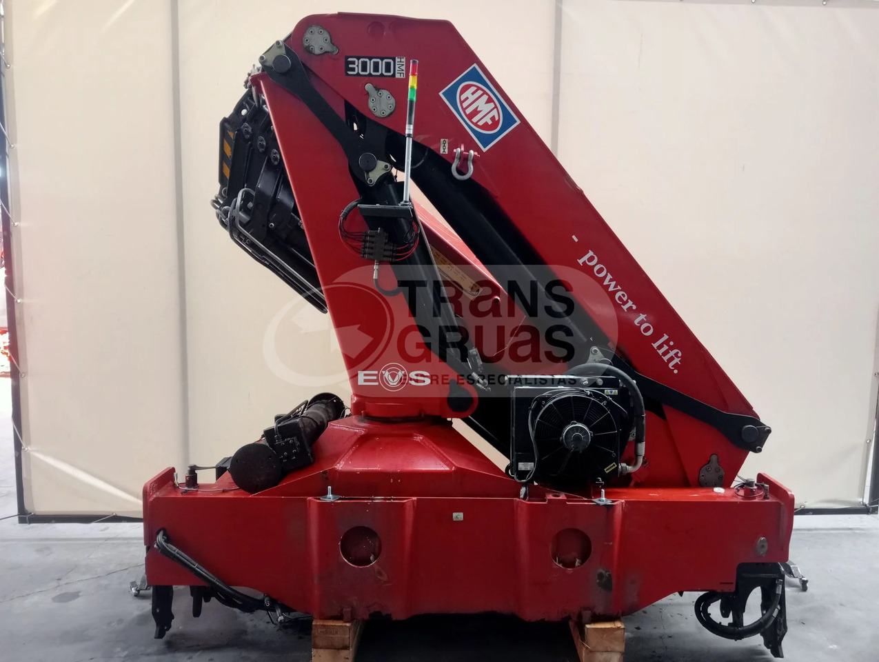 Grúa hidráulica HMF 3000 K6 - Grue auxiliaire: photos 2 Grúa hidráulica HMF 3000 K6 - Grue auxiliaire: photos 2