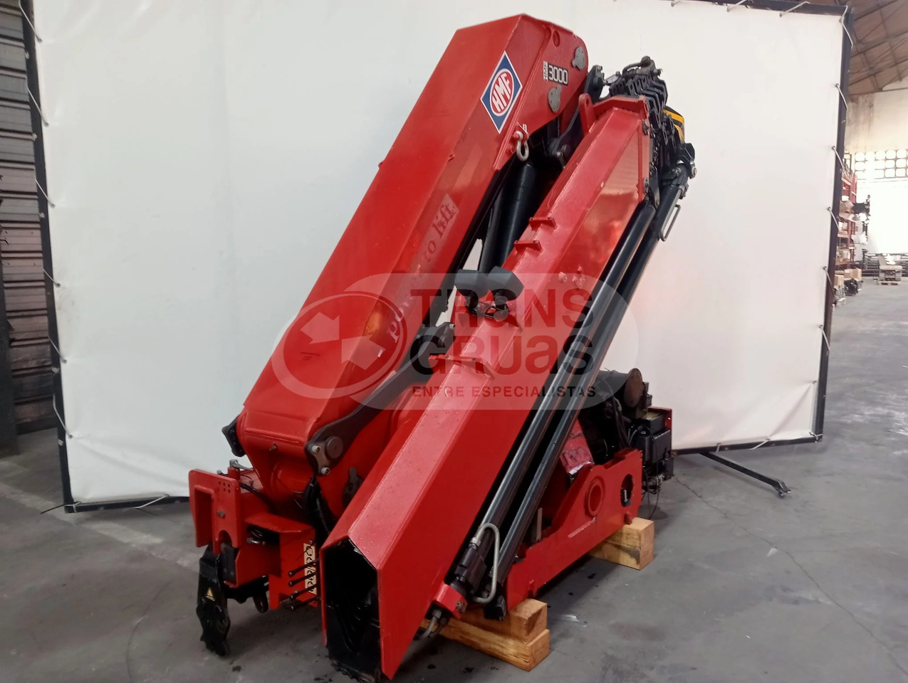 Grúa hidráulica HMF 3000 K6 - Grue auxiliaire: photos 4 Grúa hidráulica HMF 3000 K6 - Grue auxiliaire: photos 4