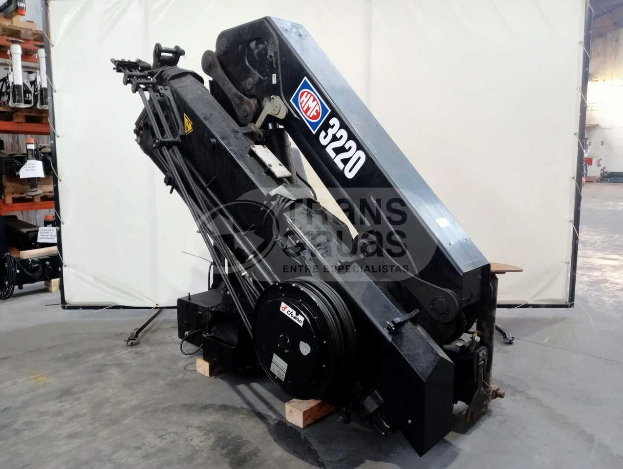 Grúa hidráulica HMF 3220 K5 - Grue auxiliaire: photos 3 Grúa hidráulica HMF 3220 K5 - Grue auxiliaire: photos 3