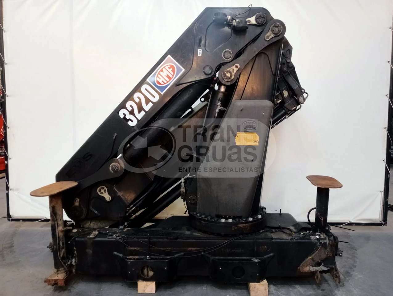 Grúa hidráulica HMF 3220 K5 - Grue auxiliaire: photos 2 Grúa hidráulica HMF 3220 K5 - Grue auxiliaire: photos 2