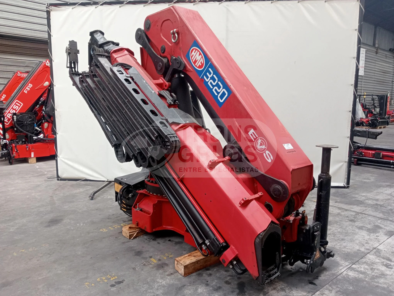 Grúa hidráulica HMF 3220 K6 - Grue auxiliaire: photos 4 Grúa hidráulica HMF 3220 K6 - Grue auxiliaire: photos 4