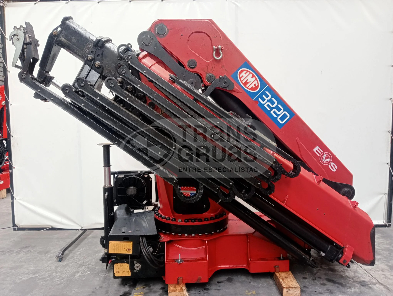 Grúa hidráulica HMF 3220 K6 - Grue auxiliaire: photos 3 Grúa hidráulica HMF 3220 K6 - Grue auxiliaire: photos 3