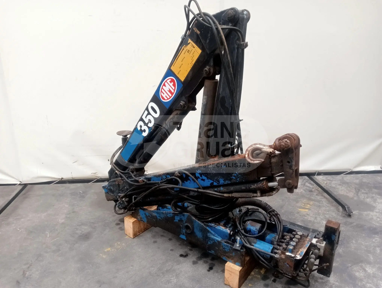 Grúa hidráulica HMF 352 K2 - Grue auxiliaire: photos 2 Grúa hidráulica HMF 352 K2 - Grue auxiliaire: photos 2