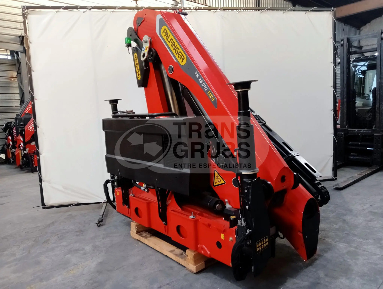 Grue auxiliaire Grúa hidráulica SEMINUAVA Palfinger PK 28.002 TEC 5: photos 1