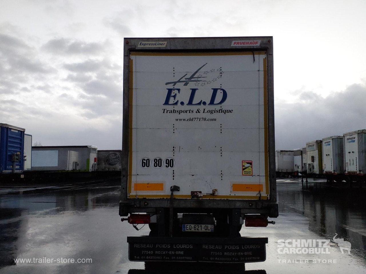 Semi-remorque fourgon FRUEHAUF Dryfreight Standard Roller shutter door: photos 6