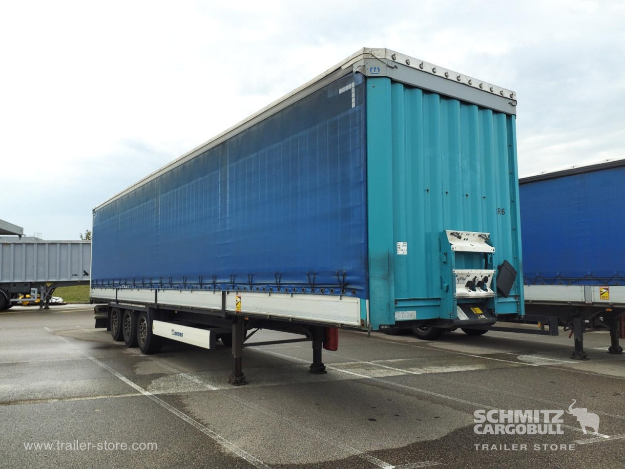 KRONE Curtainsider Dropside - Semi-remorque rideaux coulissants: photos 1 KRONE Curtainsider Dropside - Semi-remorque rideaux coulissants: photos 1