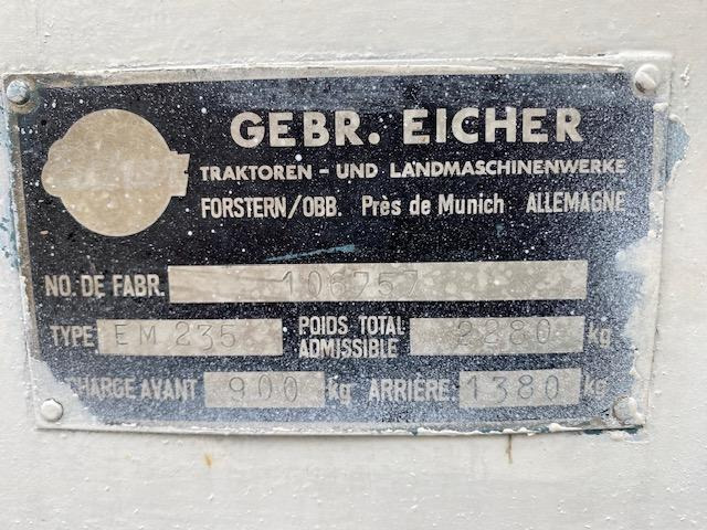 Eicher EM 235 Königtiger - Tracteur agricole: photos 5 Eicher EM 235 Königtiger - Tracteur agricole: photos 5