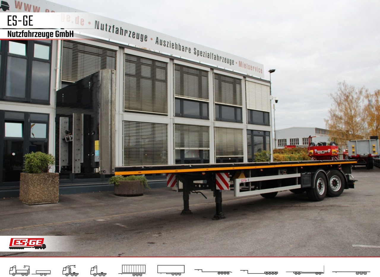 ES-GE 2-Achs-Sattelanhänger - Semi-remorque plateau: photos 2 ES-GE 2-Achs-Sattelanhänger - Semi-remorque plateau: photos 2