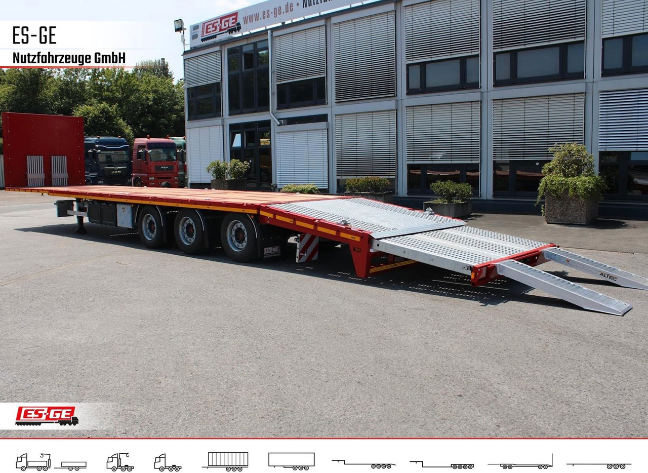 ES-GE 3-Achs Megatrailer, hydr. Heckabsenkung - Semi-remorque plateau: photos 1 ES-GE 3-Achs Megatrailer, hydr. Heckabsenkung - Semi-remorque plateau: photos 1