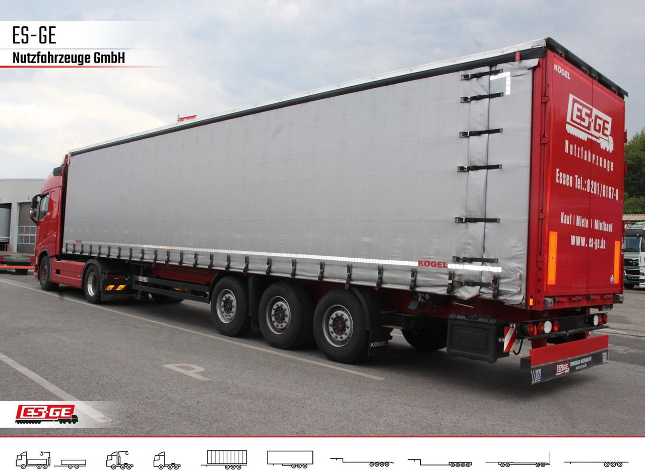 Kögel 3-Achs-Cargo-Coil-Pritschensattelanhänger Kögel 3-Achs-Cargo-Coil-Pritschensattelanhänger - Semi-remorque rideaux coulissants: photos 1 Kögel 3-Achs-Cargo-Coil-Pritschensattelanhänger Kögel 3-Achs-Cargo-Coil-Pritschensattelanhänger - Semi-remorque rideaux coulissants: photos 1