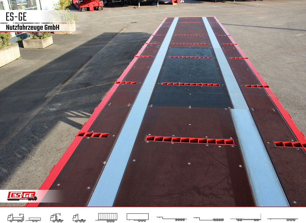 Semi-remorque plateau Kögel Multi Chassis. Rungen: photos 8