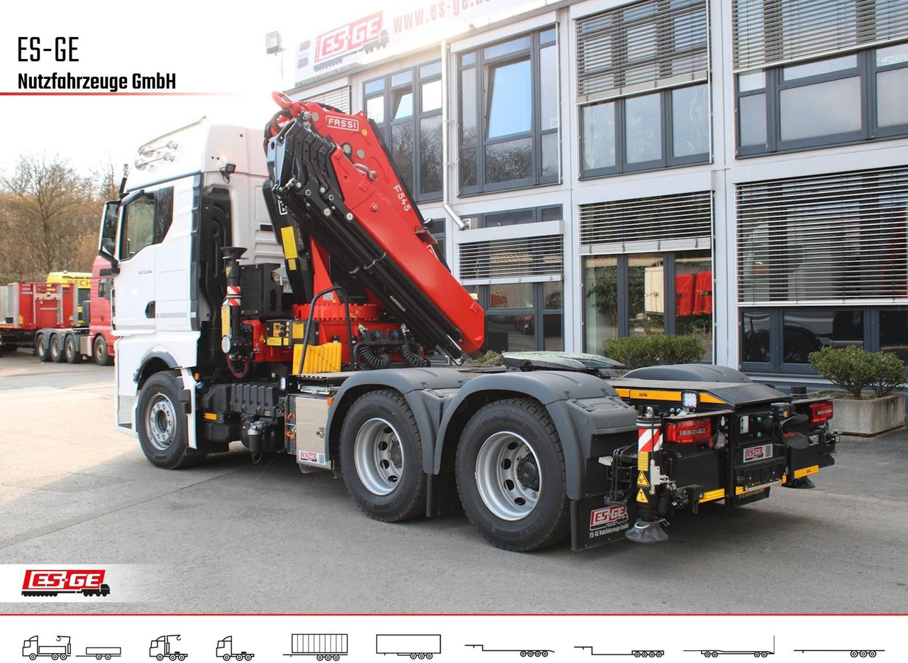MAN TGX 33.540 6x4 BL SA mit Fassi F545RA.2.26 - Tracteur routier: photos 2 MAN TGX 33.540 6x4 BL SA mit Fassi F545RA.2.26 - Tracteur routier: photos 2