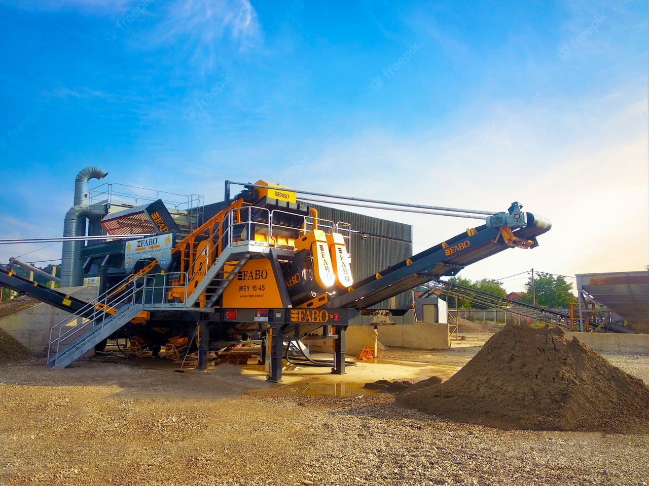 FABO mobile washing plant - Crible: photos 1 FABO mobile washing plant - Crible: photos 1