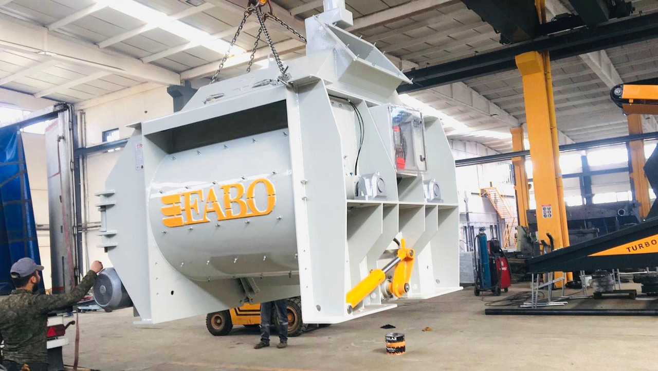 FABO twin shaft mixer - Bétonnière: photos 1 FABO twin shaft mixer - Bétonnière: photos 1