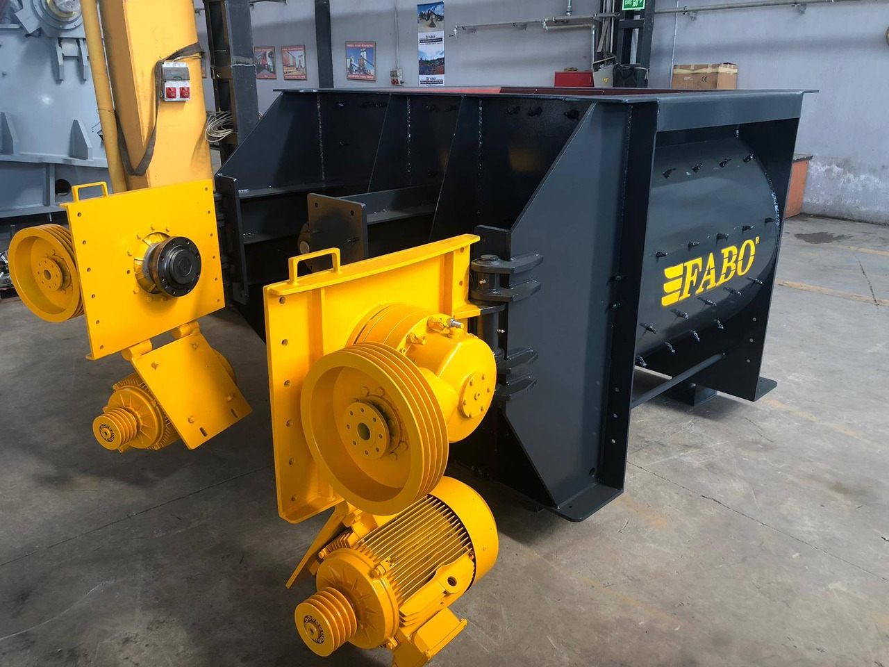 FABO twin shaft mixer - Bétonnière: photos 5 FABO twin shaft mixer - Bétonnière: photos 5