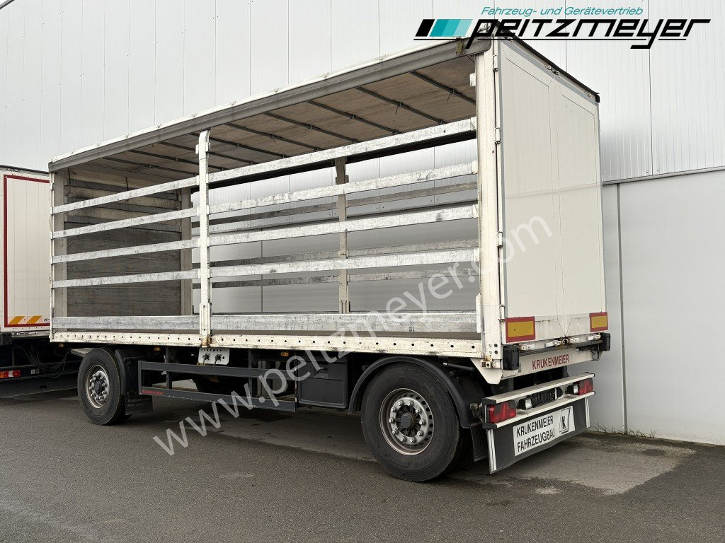 KRUKENMEIER PRITSCHENANHÄNGER 18 T. mit Durchlade - Remorque rideaux coulissants: photos 2 KRUKENMEIER PRITSCHENANHÄNGER 18 T. mit Durchlade - Remorque rideaux coulissants: photos 2