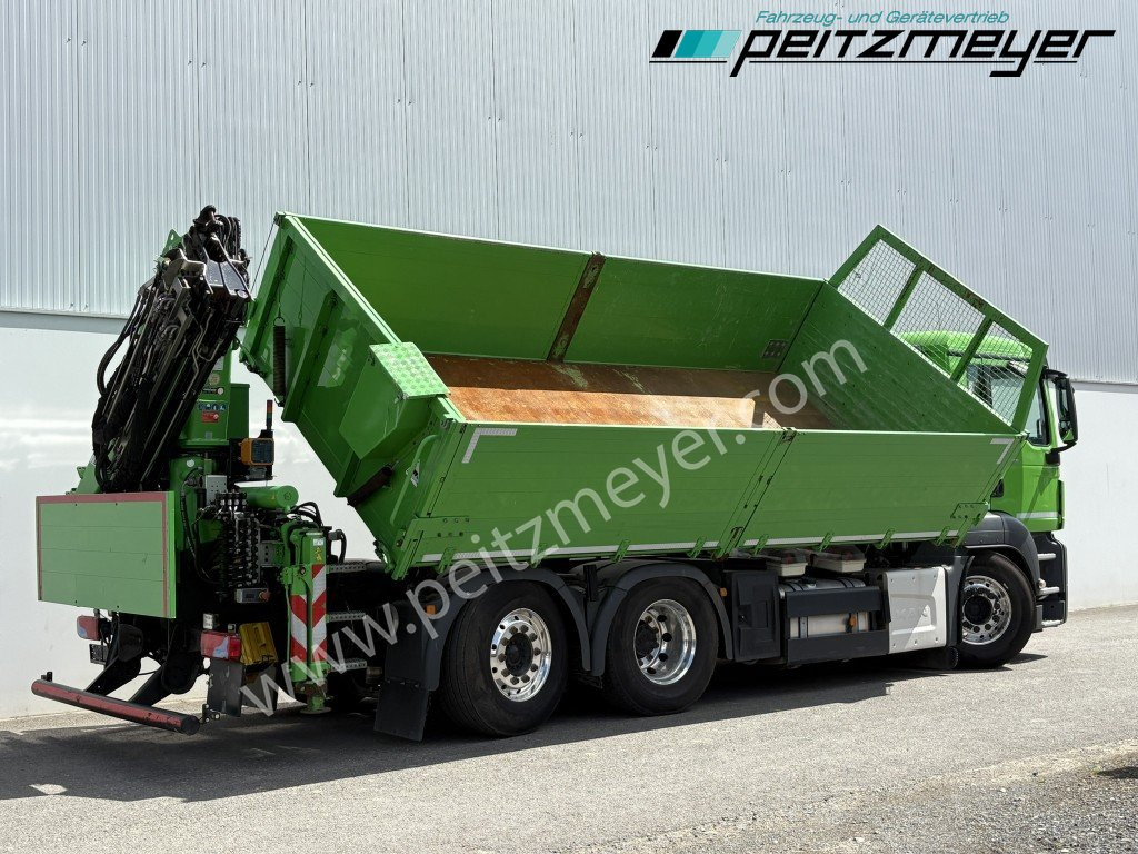 MAN TGS 26.460 FL 6x2 Kipper+Kran+Funk Lenkachse, 2-Seitenkipper, Atlas 172.3 - Camion benne: photos 4 MAN TGS 26.460 FL 6x2 Kipper+Kran+Funk Lenkachse, 2-Seitenkipper, Atlas 172.3 - Camion benne: photos 4