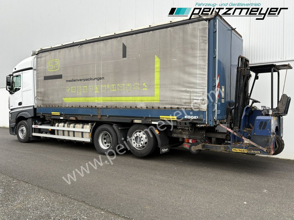 MERCEDES-BENZ Actros 2542 LL BDF Pritsche + Mitnahmestapler komplett - Camion à rideaux coulissants: photos 4 MERCEDES-BENZ Actros 2542 LL BDF Pritsche + Mitnahmestapler komplett - Camion à rideaux coulissants: photos 4
