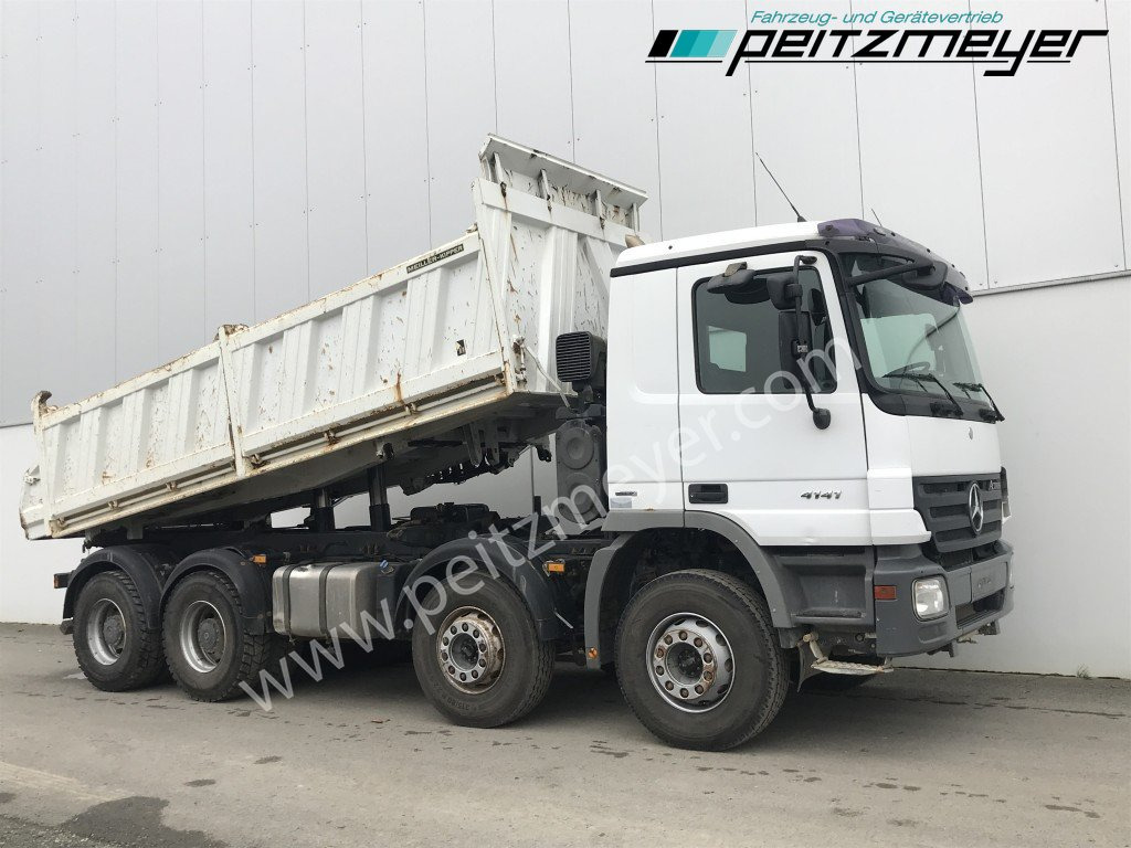 MERCEDES-BENZ Actros 4141 K 8x4 Bordmatik, 3 Pedale Meiller 3-Seitenkipper - Camion benne: photos 2 MERCEDES-BENZ Actros 4141 K 8x4 Bordmatik, 3 Pedale Meiller 3-Seitenkipper - Camion benne: photos 2