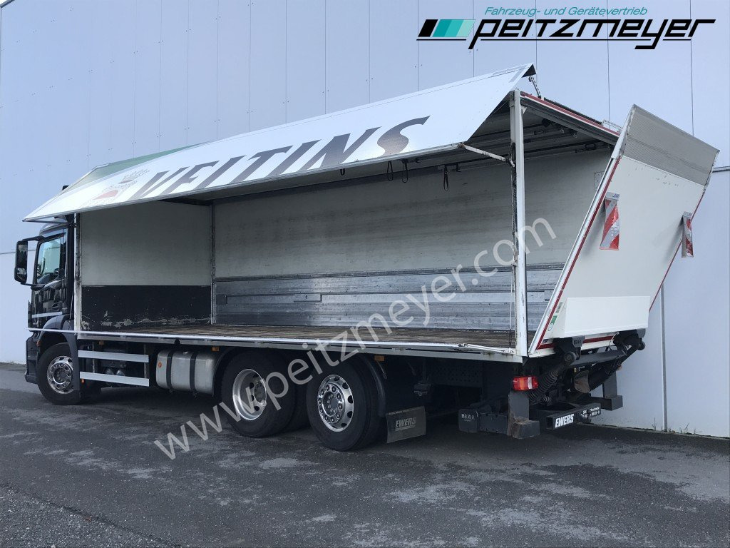 MERCEDES-BENZ Antos 2543 LL Ewers Getränke Retarder, 2 x AHK, LBW 2 t., Lenkachse - Camion pour le transport de boissons: photos 4 MERCEDES-BENZ Antos 2543 LL Ewers Getränke Retarder, 2 x AHK, LBW 2 t., Lenkachse - Camion pour le transport de boissons: photos 4
