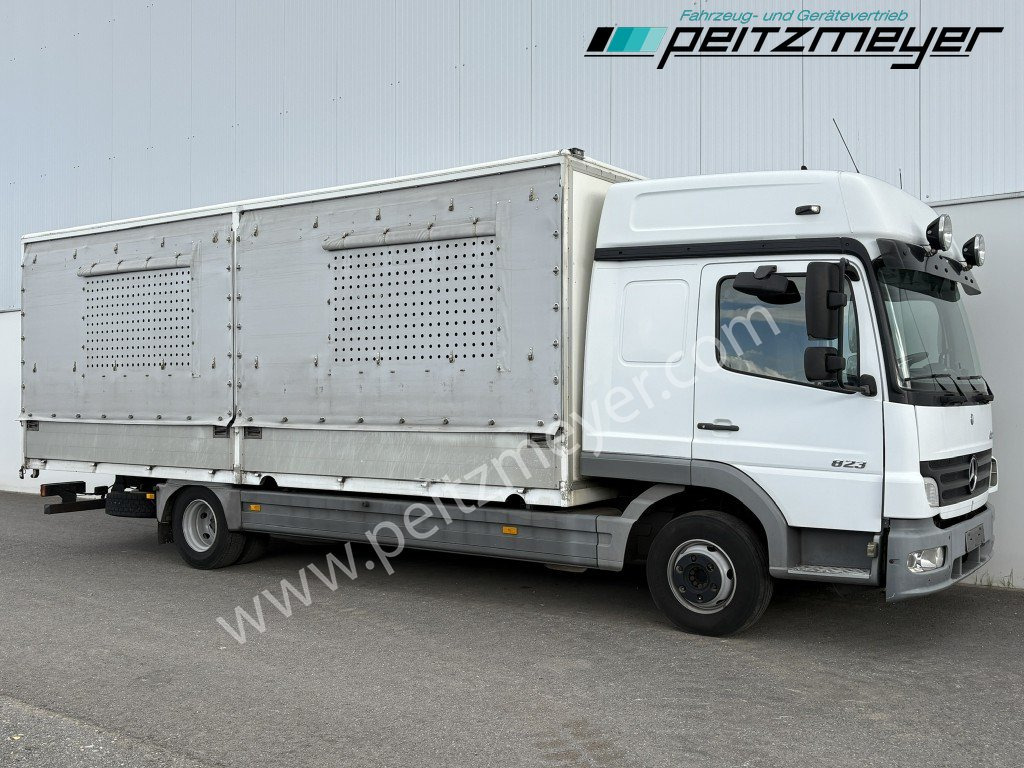 MERCEDES-BENZ Atego 823 L Geflügelpritsche L - Fahrerhaus, Klima, 2 x AHK - Camion fourgon: photos 4 MERCEDES-BENZ Atego 823 L Geflügelpritsche L - Fahrerhaus, Klima, 2 x AHK - Camion fourgon: photos 4