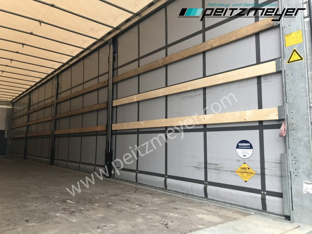 Semi-remorque rideaux coulissants SCHMITZ SCS verzinkt, Edscha, 2 x Liftachse, Palettenk.: photos 18